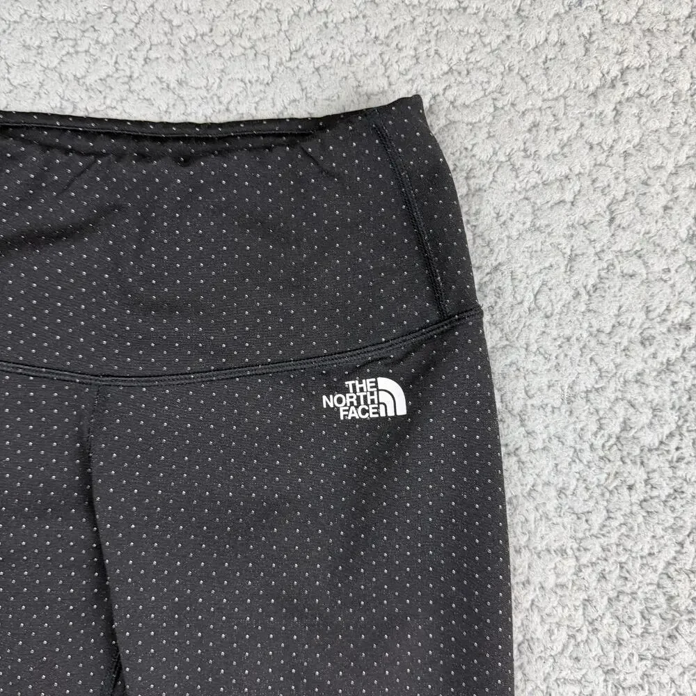 The North Face Leggings Womens Black Small Polka Dot Lace Ankle Athleisure